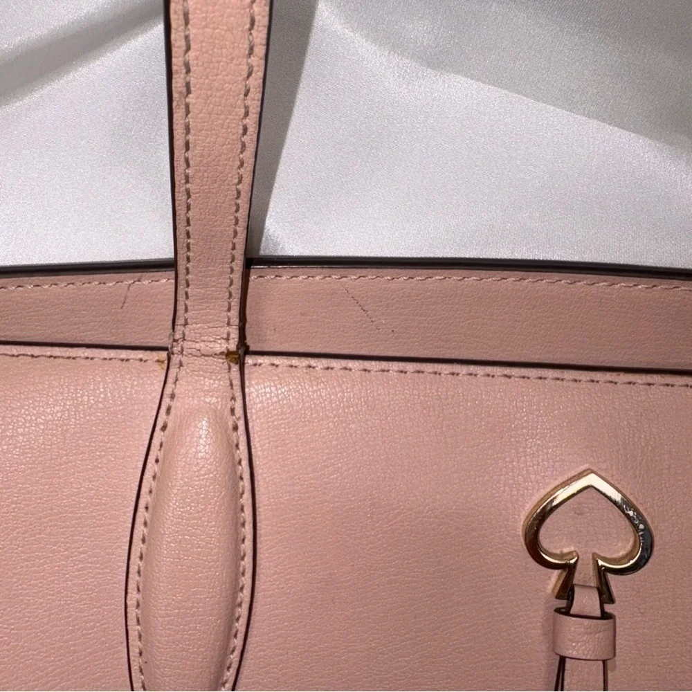 Kate Spade Pink Structured Leather Adel Tote